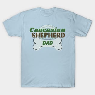 Caucasian Shepherd Dad Tee T-Shirt